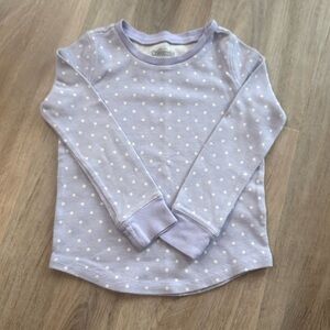 OshKosh Purple Polka Dot Long Sleeve Tee